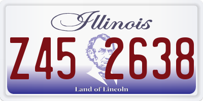 IL license plate Z452638