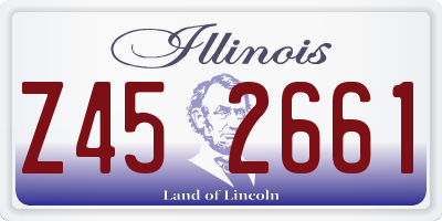 IL license plate Z452661