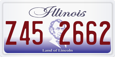 IL license plate Z452662