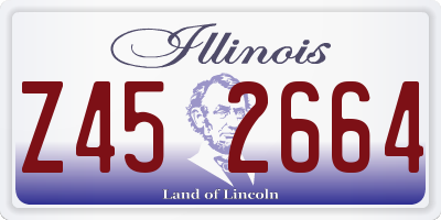 IL license plate Z452664