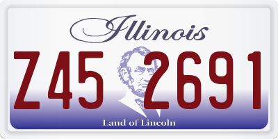 IL license plate Z452691