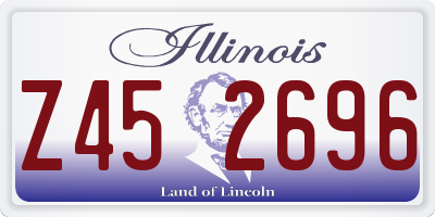 IL license plate Z452696