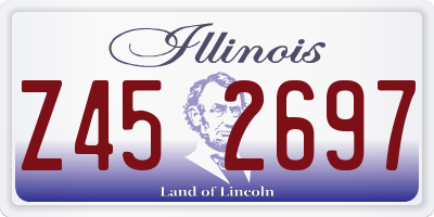 IL license plate Z452697