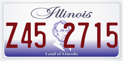 IL license plate Z452715