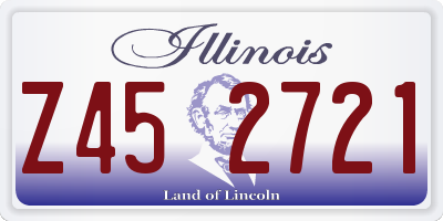IL license plate Z452721