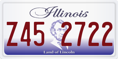 IL license plate Z452722