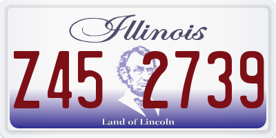 IL license plate Z452739