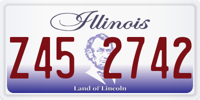 IL license plate Z452742
