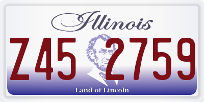 IL license plate Z452759