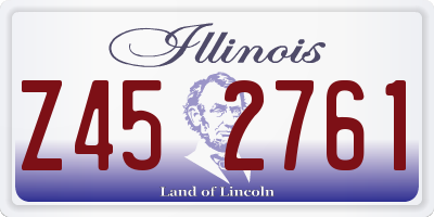 IL license plate Z452761