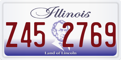 IL license plate Z452769