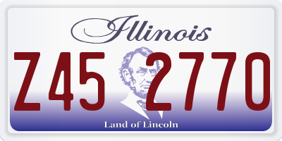 IL license plate Z452770