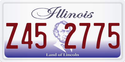 IL license plate Z452775