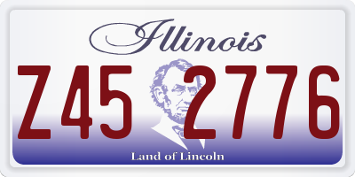 IL license plate Z452776