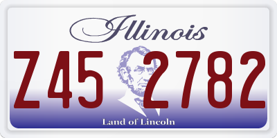 IL license plate Z452782