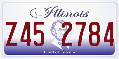 IL license plate Z452784