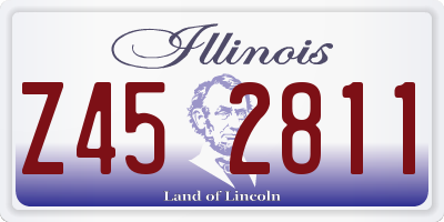 IL license plate Z452811