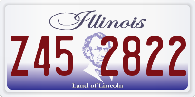 IL license plate Z452822