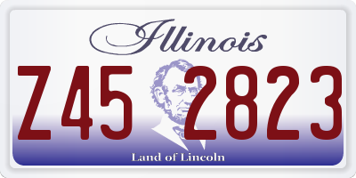 IL license plate Z452823