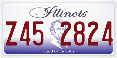 IL license plate Z452824