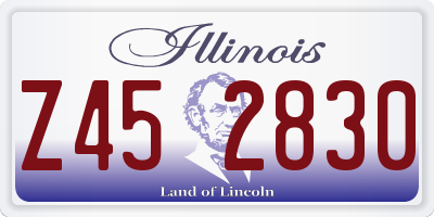 IL license plate Z452830