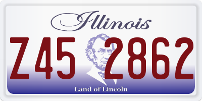 IL license plate Z452862