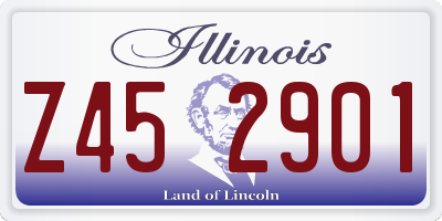 IL license plate Z452901