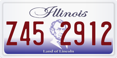 IL license plate Z452912