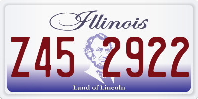 IL license plate Z452922