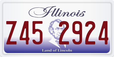 IL license plate Z452924