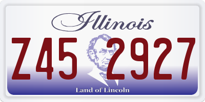 IL license plate Z452927