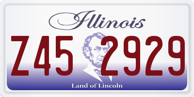 IL license plate Z452929