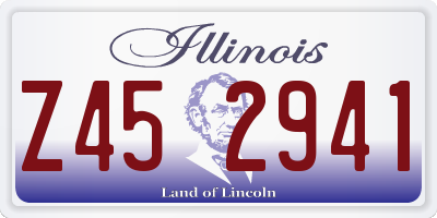 IL license plate Z452941