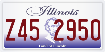 IL license plate Z452950