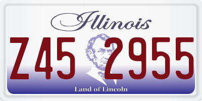 IL license plate Z452955