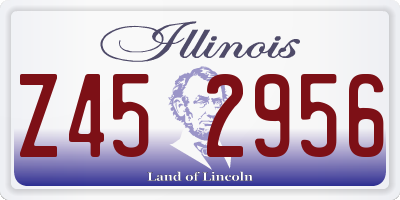 IL license plate Z452956
