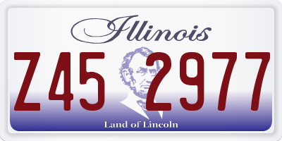 IL license plate Z452977