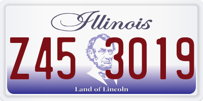 IL license plate Z453019