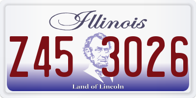 IL license plate Z453026