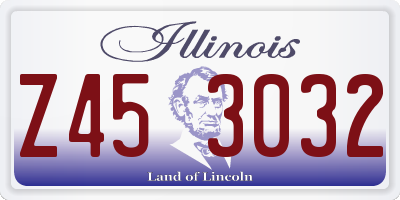IL license plate Z453032