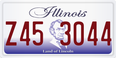 IL license plate Z453044