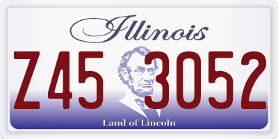 IL license plate Z453052