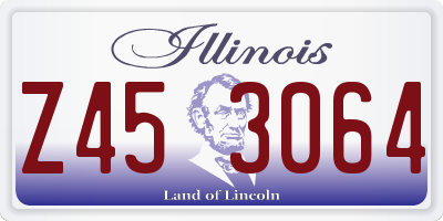 IL license plate Z453064