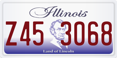 IL license plate Z453068