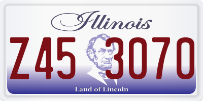 IL license plate Z453070