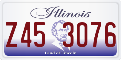 IL license plate Z453076