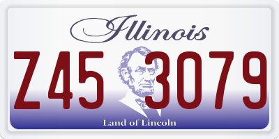IL license plate Z453079