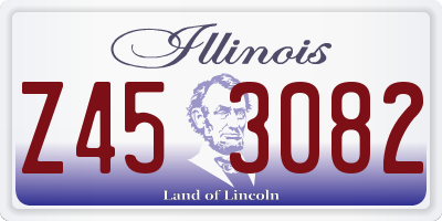 IL license plate Z453082