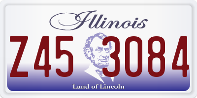 IL license plate Z453084