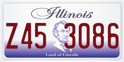 IL license plate Z453086